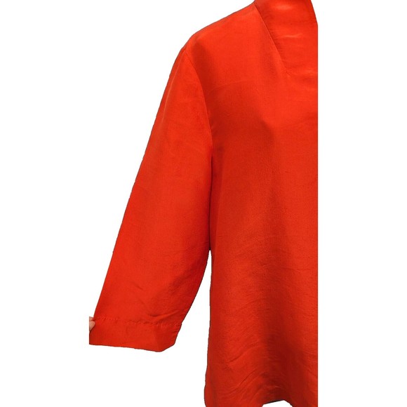 Eileen Fisher Silk Lagenlook Minimalistic Boxy Tunic Top Medium - Picture 2 of 12